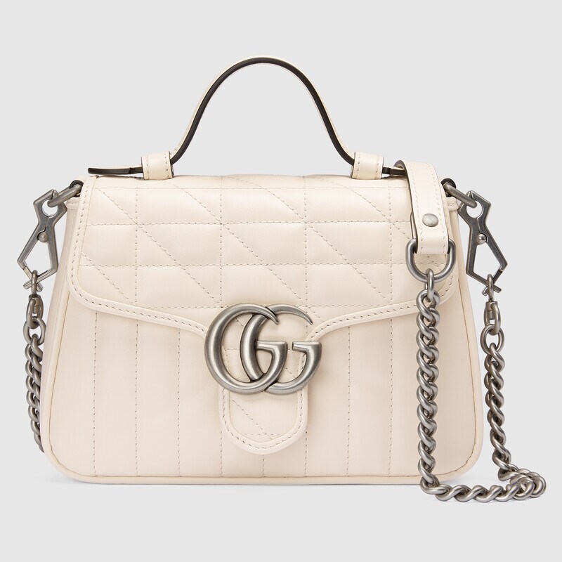 Marmont Mini Top Handle Bag Shoulder Bag 583571 White